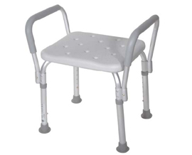Bath Bench with Removable Padded Arms